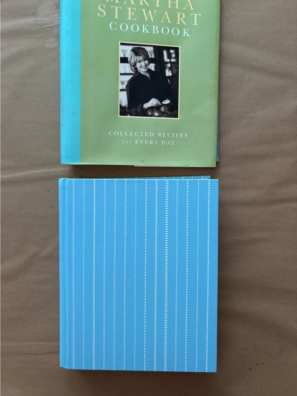 Martha Stewart Cookbook — Green Cover with Teal Spine